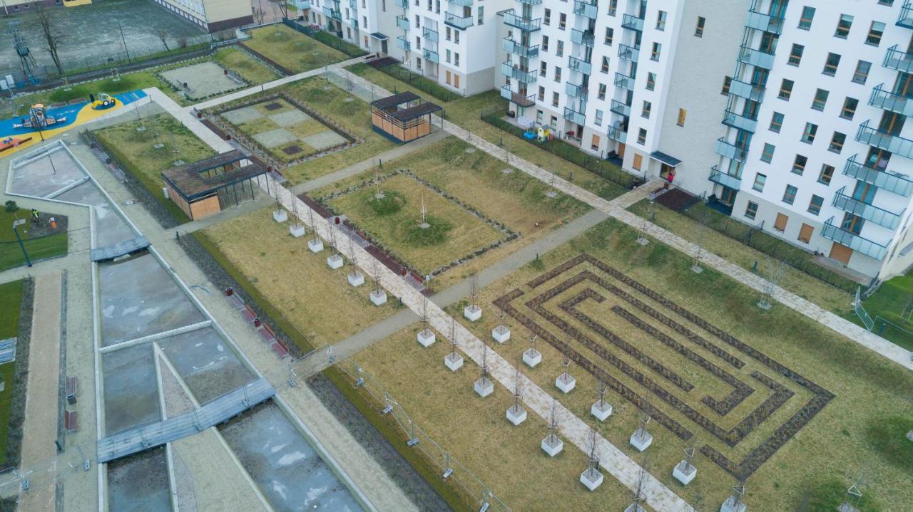 10Th Floor View Of Gdansk By The Sea Apartment Exterior photo