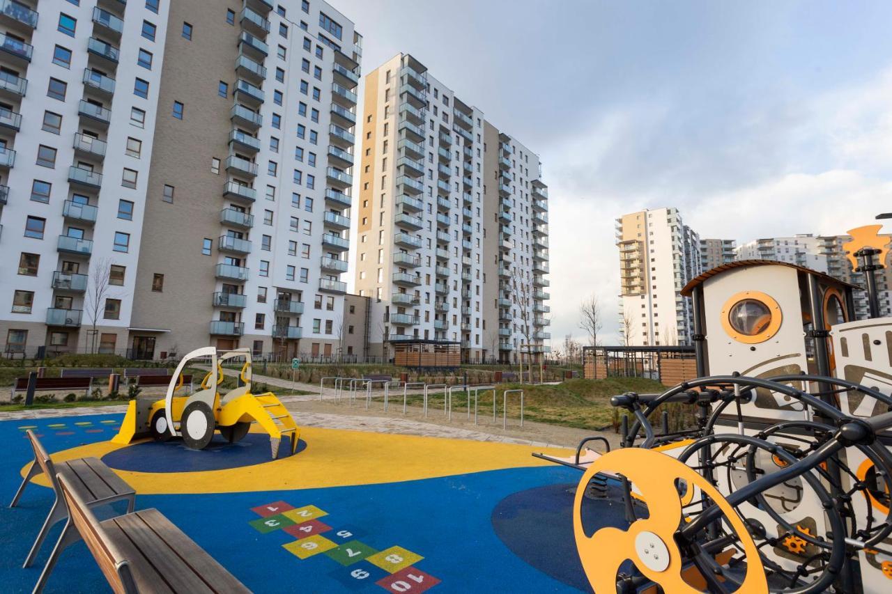 10Th Floor View Of Gdansk By The Sea Apartment Exterior photo